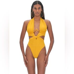 ANDREA IYAMAH NAYO ONE PIECE CUTOUT SWIMSUIT SX